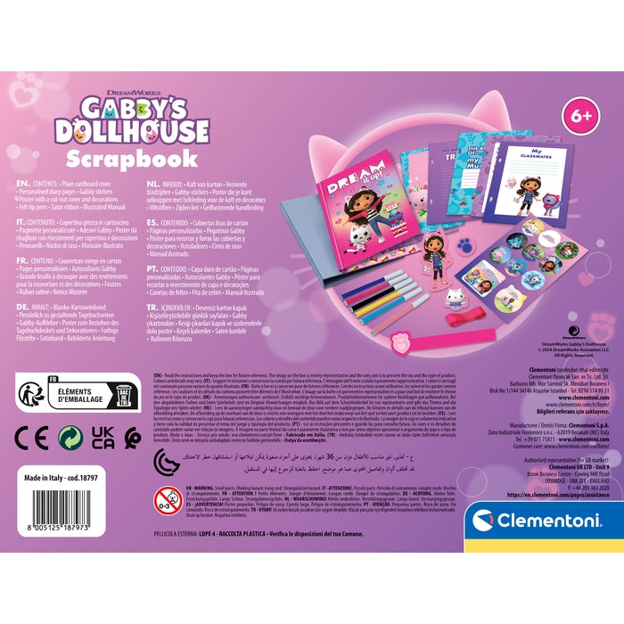 Gabby's Dollhouse Scrapbook – Clementoni NORDICS