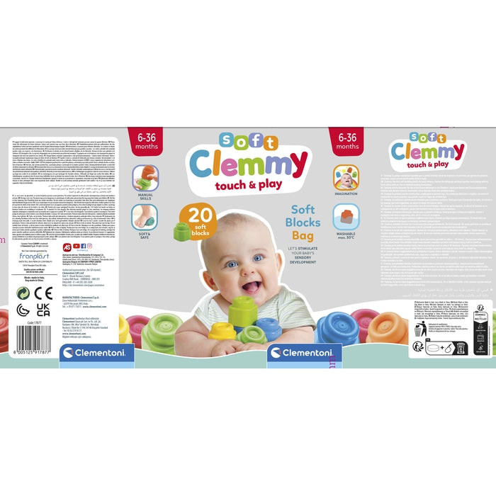 Clemmy Touch & Play 20 Pc Block Bag