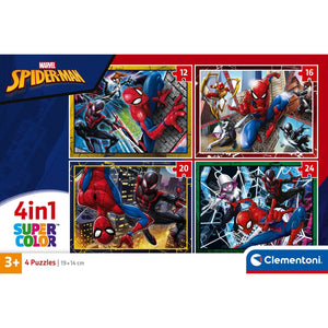 Marvel Spiderman - 1x12 + 1x16 + 1x20 + 1x24 pieces