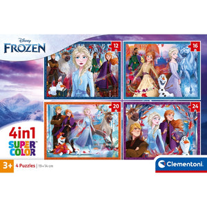 Disney Frozen - 1x12 + 1x16 + 1x20 + 1x24 pieces