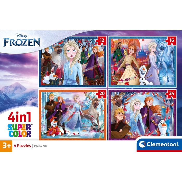 Disney Frozen - 1x12 + 1x16 + 1x20 + 1x24 pieces