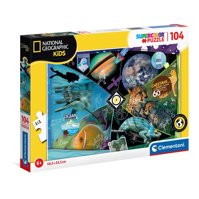 National Geographic Kids - Explorers in training - 104 pieces