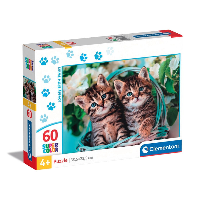 Lovely Kitty Twins - 60 pieces – Clementoni NORDICS