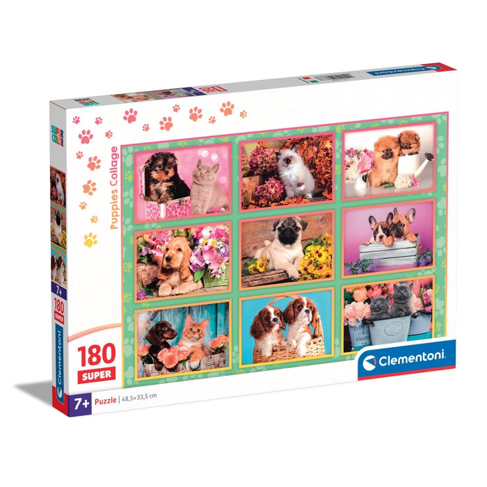 Puppies Collage - 180 pieces