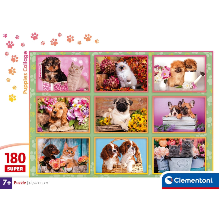 Puppies Collage - 180 pieces