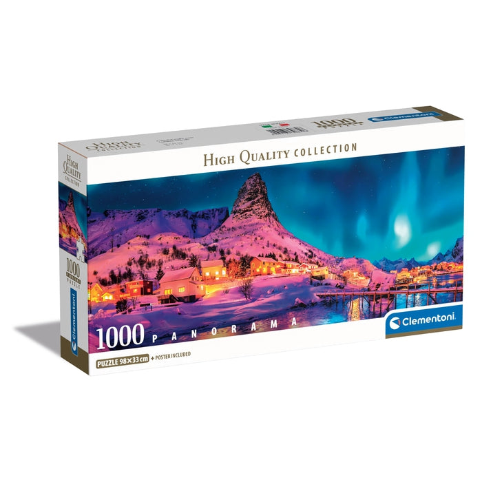 Colourful night over Lofoten Islands - 1000 pieces