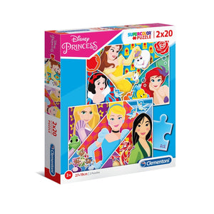 Disney Princesses - 2x20 pieces