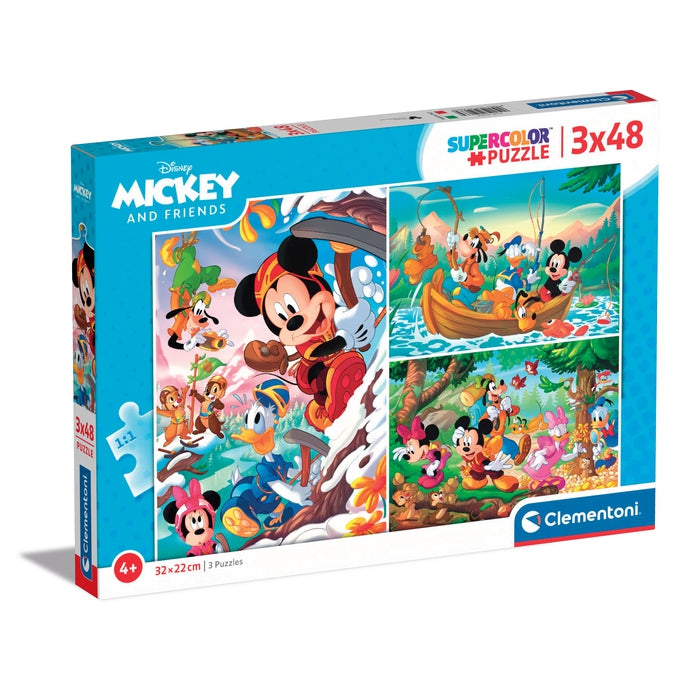 Disney Mickey and friends - 3x48 pieces
